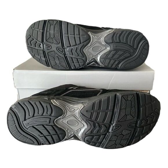 Vionic 23 Walk Classic Sneaker Black Upper Suede Supportive Shoes Size 8.5 Wide - Picture 7 of 8